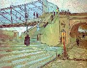 Vincent Van Gogh The Trinquetaille Bridge Spain oil painting artist